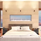 Regulowana lampa sufitowa Spotlight z białego lub czarnego aluminium, 4 sztuki - Lazzaro Viadurini