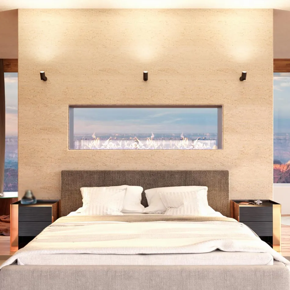 Regulowana lampa sufitowa Spotlight z białego lub czarnego aluminium, 4 sztuki - Lazzaro Viadurini