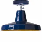 Lampa sufitowa z toskańskiej majoliki i mosiądzu, 30 cm, Rossi - Toscot Viadurini