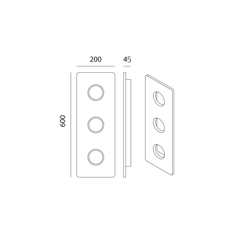 Lampa sufitowa z toskańskiej majoliki ręcznie robiona we Włoszech - Toscot Vivaldi Viadurini