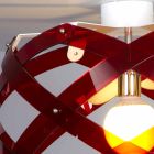 Lampa sufitowa z nowoczesnego szkła metakrylowego Vanna, średnica 40 cm Viadurini