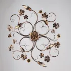 Włoska chromowana lampa sufitowa LED do nowoczesnych wnętrz – Fiore Viadurini