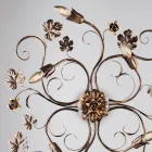 Włoska chromowana lampa sufitowa LED do nowoczesnych wnętrz – Fiore Viadurini