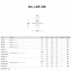 Lampa sufitowa w mosiądzu, miedzi i szkła Nabucco Aldo Bernardi Viadurini