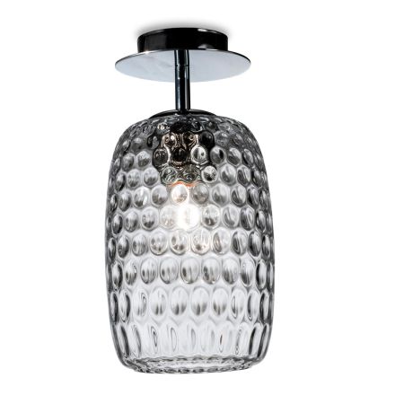 Lampa sufitowa ze szkła weneckiego z różnymi wykończeniami Wyprodukowano we Włoszech - Sibilla Viadurini