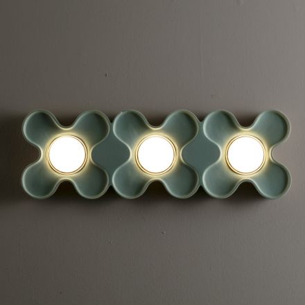 Nowoczesna ceramiczna lampa sufitowa ręcznie robiona we Włoszech - Toscot Clover Viadurini
