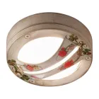 Lampa sufitowa lub ścienna na zewnątrz z ręcznie malowanego aluminium - Brindisi Viadurini