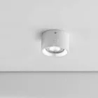 Okrągły Led tynk sufitu i cement Nadir 8 Aldo Bernardi Viadurini