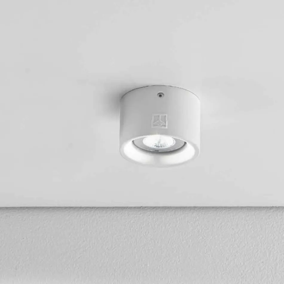 Okrągły Led tynk sufitu i cement Nadir 8 Aldo Bernardi Viadurini