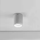 Okrągły pułap tynk zewnętrzny lub cementu Nadir Aldo Bernardi Viadurini