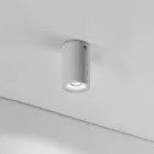 Okrągły pułap zewnętrznego Nadir 9 tynku lub betonu Viadurini