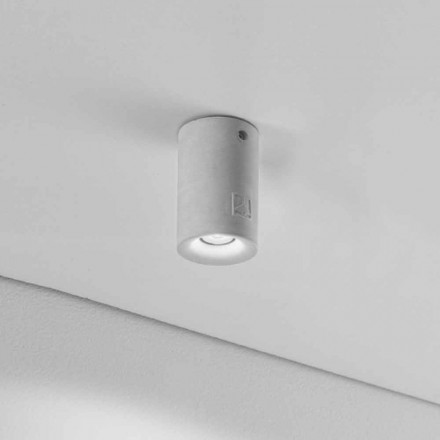 Okrągły pułap zewnętrznego Nadir 9 tynku lub betonu Viadurini