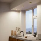 Wystająca mosiężna lampa sufitowa Made in Italy – mała Viadurini