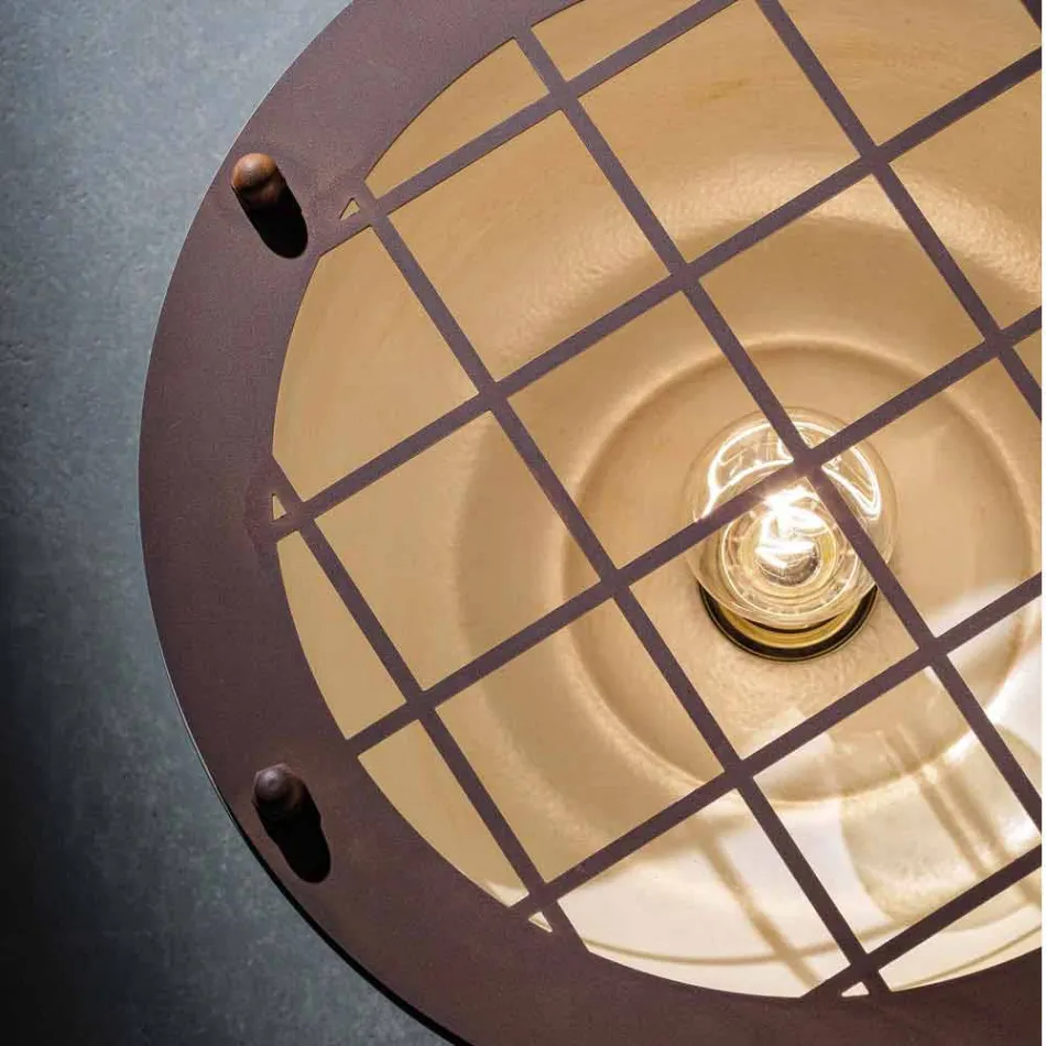 Sufit morskie style ceramiczne z siatką Mary Ferroluce Viadurini