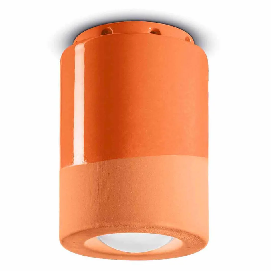 Vintage lampa sufitowa z ceramiki Made in Italy - Ferroluce Pi Viadurini