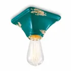 Sufit ceramiczny rocznik kwadratowa podstawa Ashley Ferroluce Viadurini