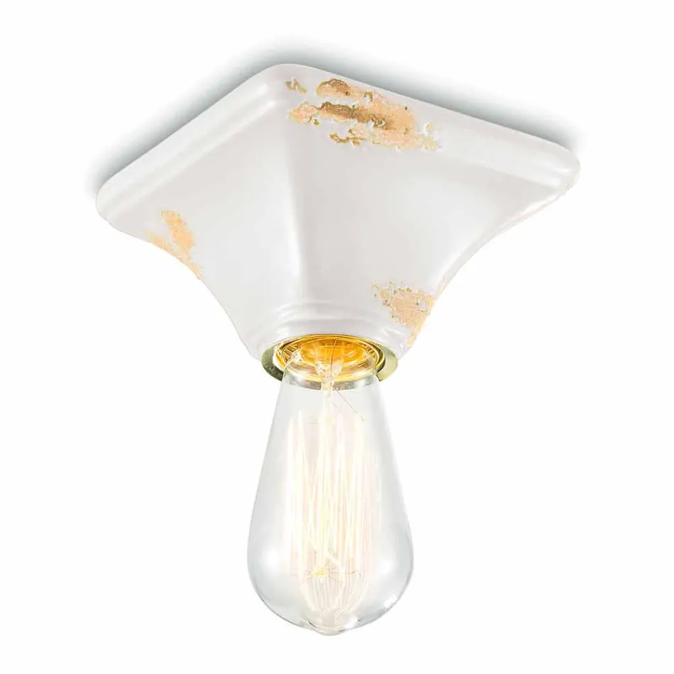 Sufit ceramiczny rocznik kwadratowa podstawa Ashley Ferroluce Viadurini