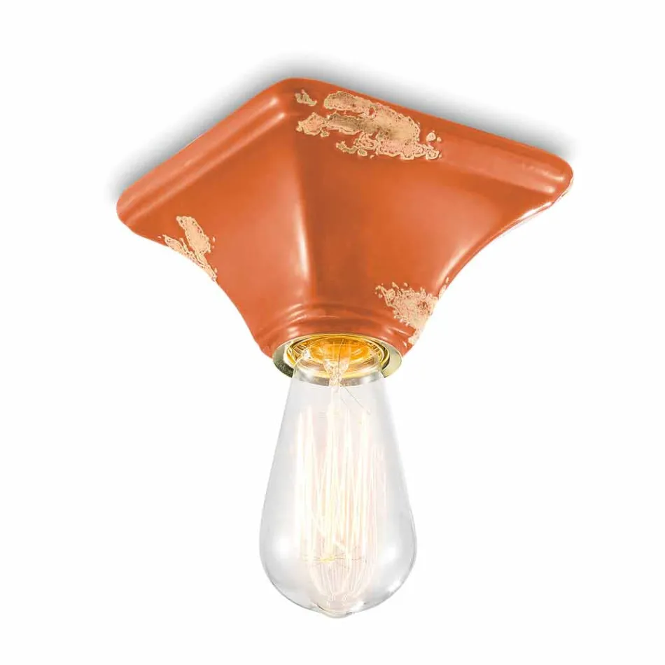 Sufit ceramiczny rocznik kwadratowa podstawa Ashley Ferroluce Viadurini