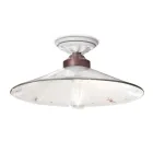 Lampa sufitowa Vintage z ceramiki i ręcznie robione żelazo w 3 rozmiarach - Asti Viadurini
