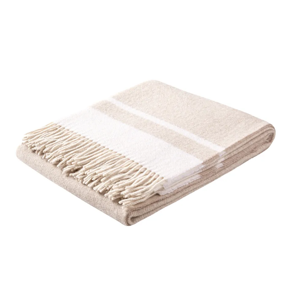 Ultra miękka i puszysta krata z mieszanki wełny wyprodukowana we Włoszech - Caldoso Viadurini