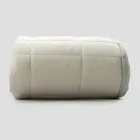 Krata z satyny bawełnianej i szenilu z lureksem, kredą lub obramowaniem retro - Tortoro Viadurini