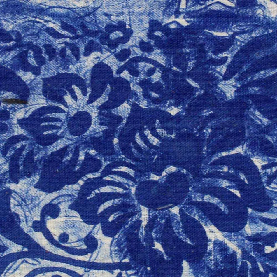 Artystyczna, ręcznie drukowana kopertówka, unikalny kawałek bawełny, 2 sztuki - Viadurini marki Marchi Viadurini