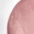 Tapicerowany fotel bujany z efektem aksamitu Skandynawski design - Pippy Viadurini