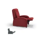 Dwusilnikowy fotel podnoszony z masażem shiatsu wyprodukowany we Włoszech Bria Viadurini