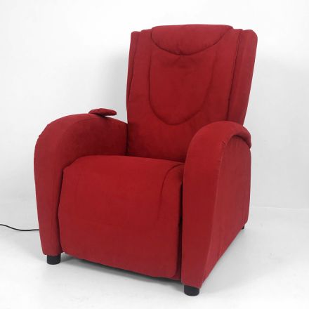 Dwusilnikowy fotel podnoszony z masażem shiatsu wyprodukowany we Włoszech Bria Viadurini