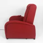 Dwusilnikowy fotel podnoszony z masażem shiatsu wyprodukowany we Włoszech Bria Viadurini