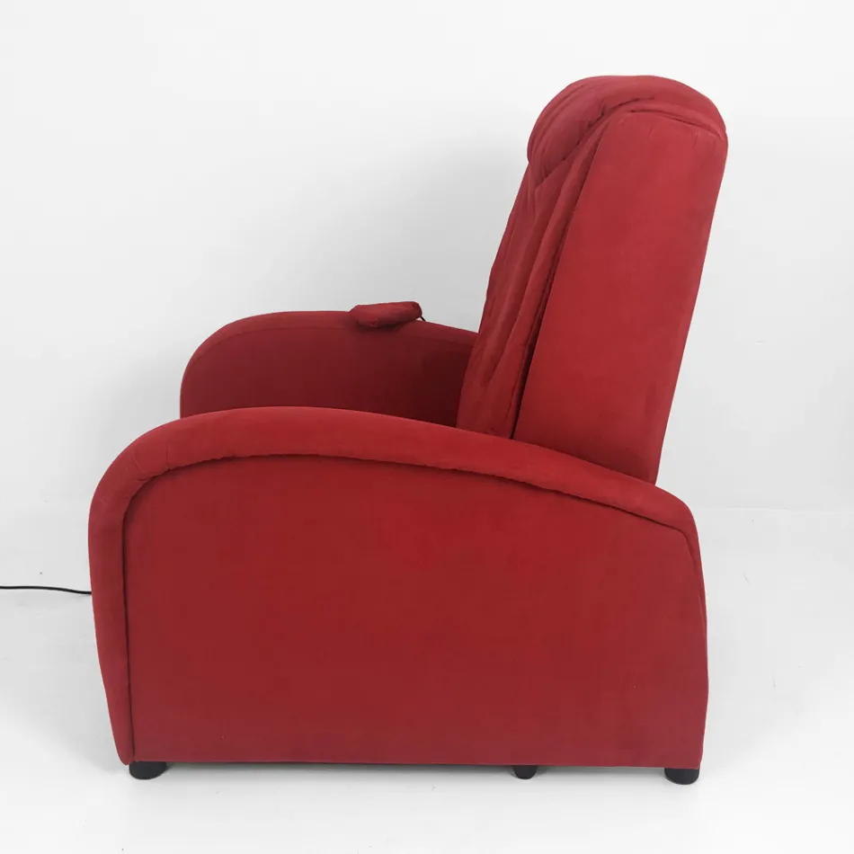 Dwusilnikowy fotel podnoszony z masażem shiatsu wyprodukowany we Włoszech Bria Viadurini