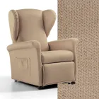 Fotel podnoszony z funkcjami podnoszenia, relaksu i łóżka Made in Italy - Talita Viadurini