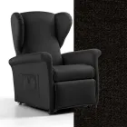 Fotel podnoszony z funkcjami podnoszenia, relaksu i łóżka Made in Italy - Talita Viadurini