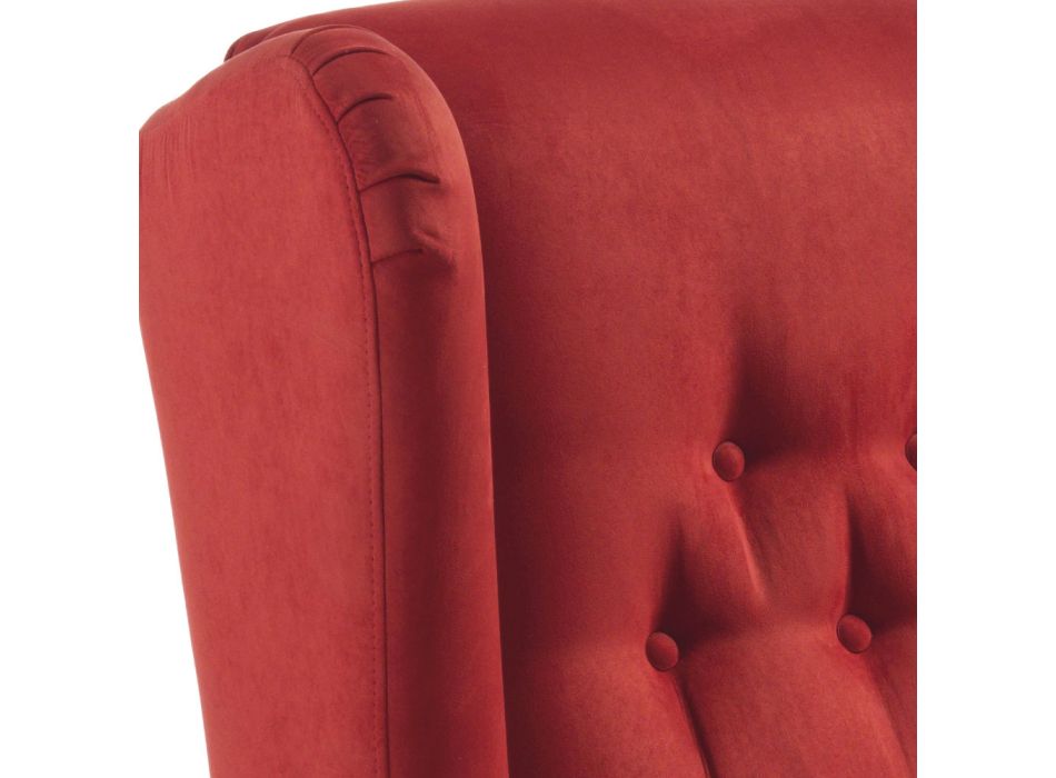 Podnoszony fotel materiałowy z funkcją podnoszenia, relaksu i łóżka - Romina Viadurini