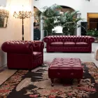 Klasyczny fotel ze stopami w kształcie cebuli z drewna bukowego Made in Italy - Spasso Viadurini