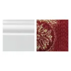 Fotel z podłokietnikami i konstrukcją z białego lakierowanego drewna Made in Italy - Cat Viadurini