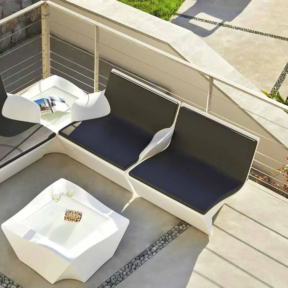 Fotel z podłokietnikami Slide Kami Nowoczesny design wykonany we Włoszech Viadurini