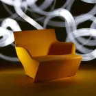 Fotel z podłokietnikami Slide Kami Nowoczesny design wykonany we Włoszech Viadurini