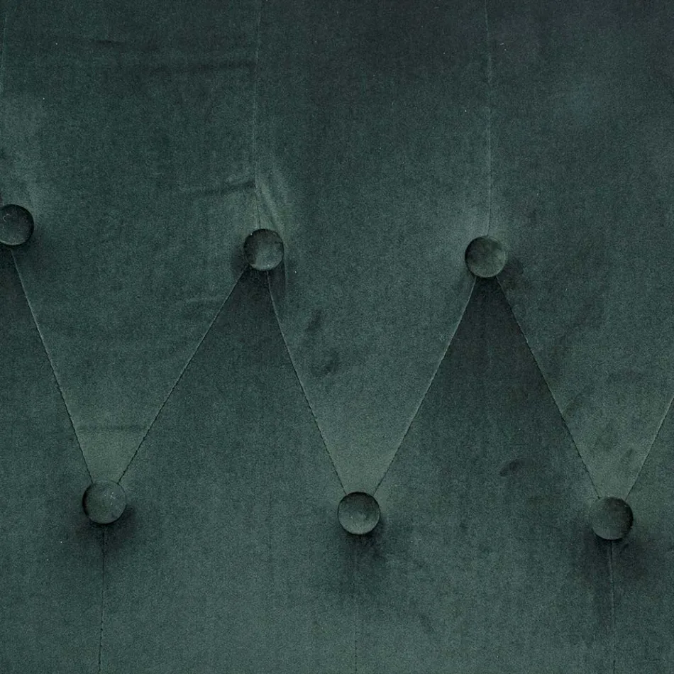 Fotel o regulowanej konstrukcji ze stali chromowanej i aksamitu - Giulia Viadurini