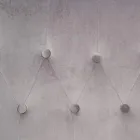 Fotel o regulowanej konstrukcji ze stali chromowanej i aksamitu - Giulia Viadurini