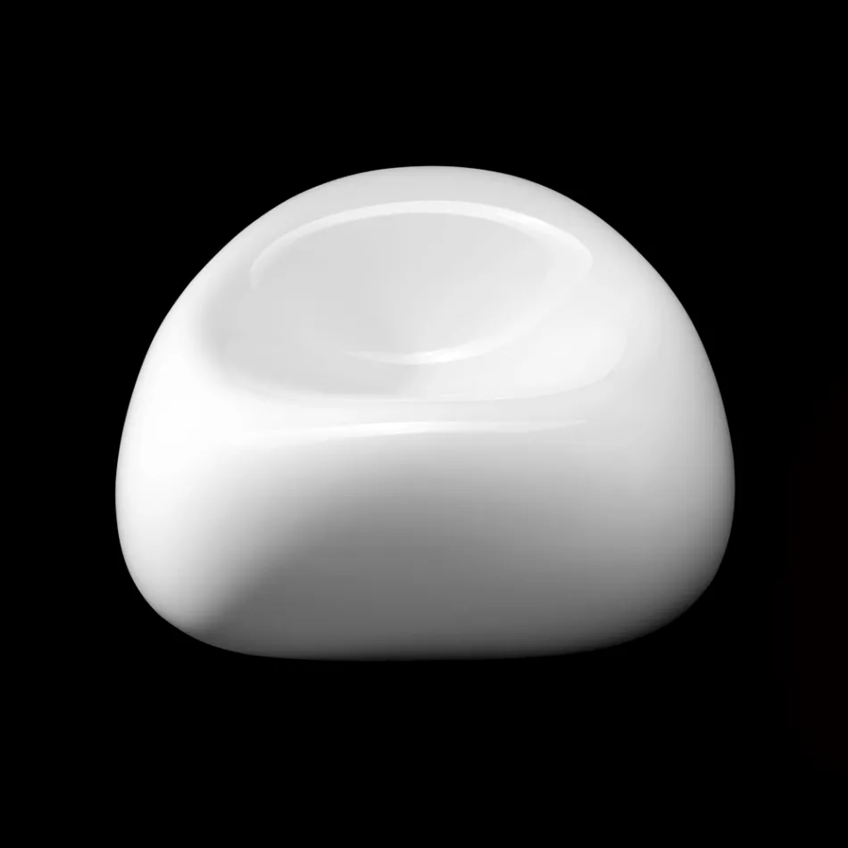 Designerski fotel ogrodowy z kolorowego polietylenu Wyprodukowano we Włoszech - Ervin Viadurini