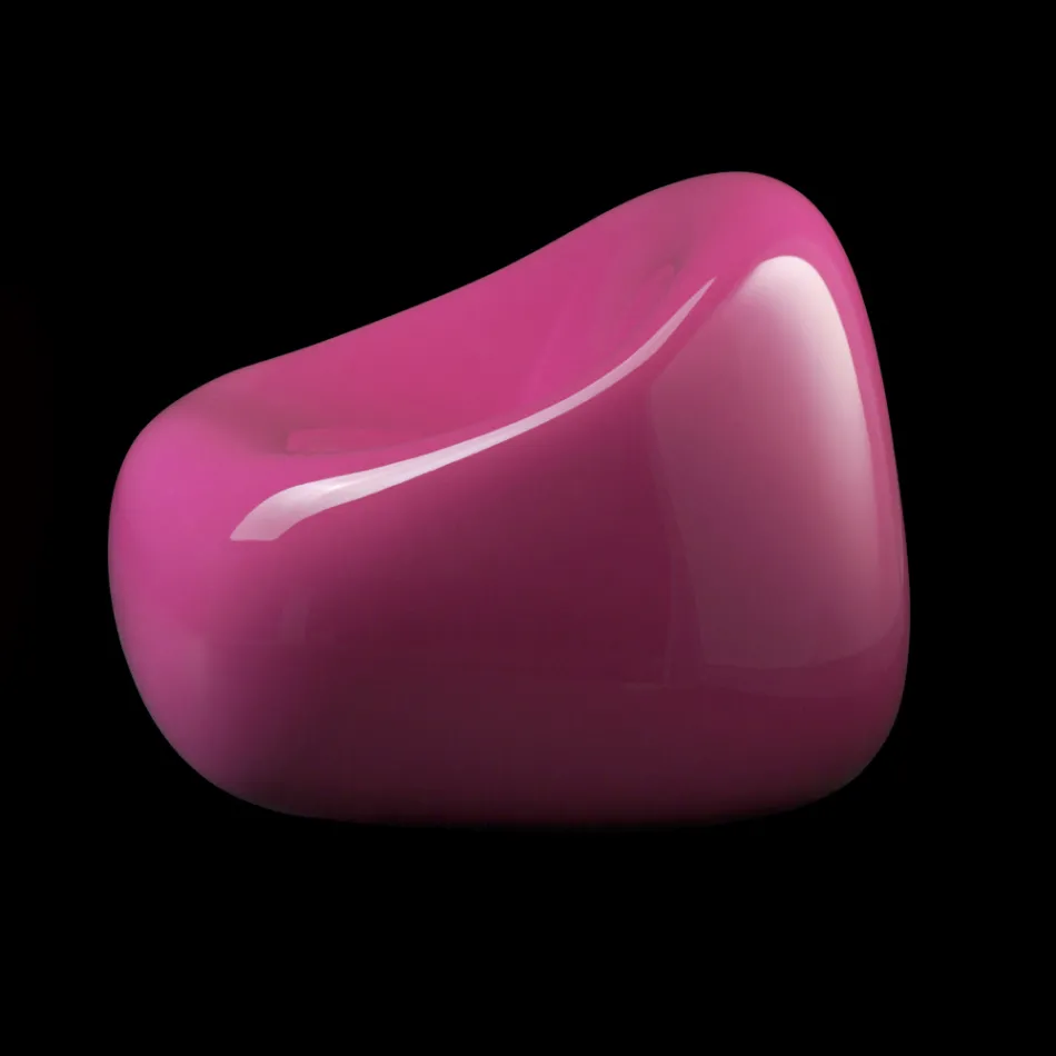 Designerski fotel ogrodowy z kolorowego polietylenu Wyprodukowano we Włoszech - Ervin Viadurini