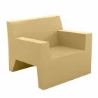 Jut by Vondom designerski fotel na zewnątrz z żywicy polietylenowej Viadurini