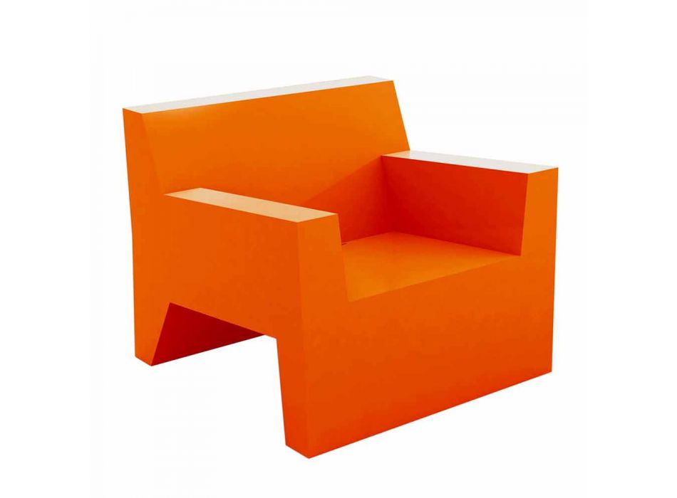 Jut by Vondom designerski fotel na zewnątrz z żywicy polietylenowej Viadurini