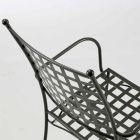 Metalowy fotel do układania w stosy Made in Italy, 4 sztuki - Pira Viadurini