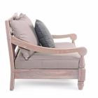 Homemotion - Fotel zewnętrzny Nusadua Classic Design z drewna tekowego Viadurini