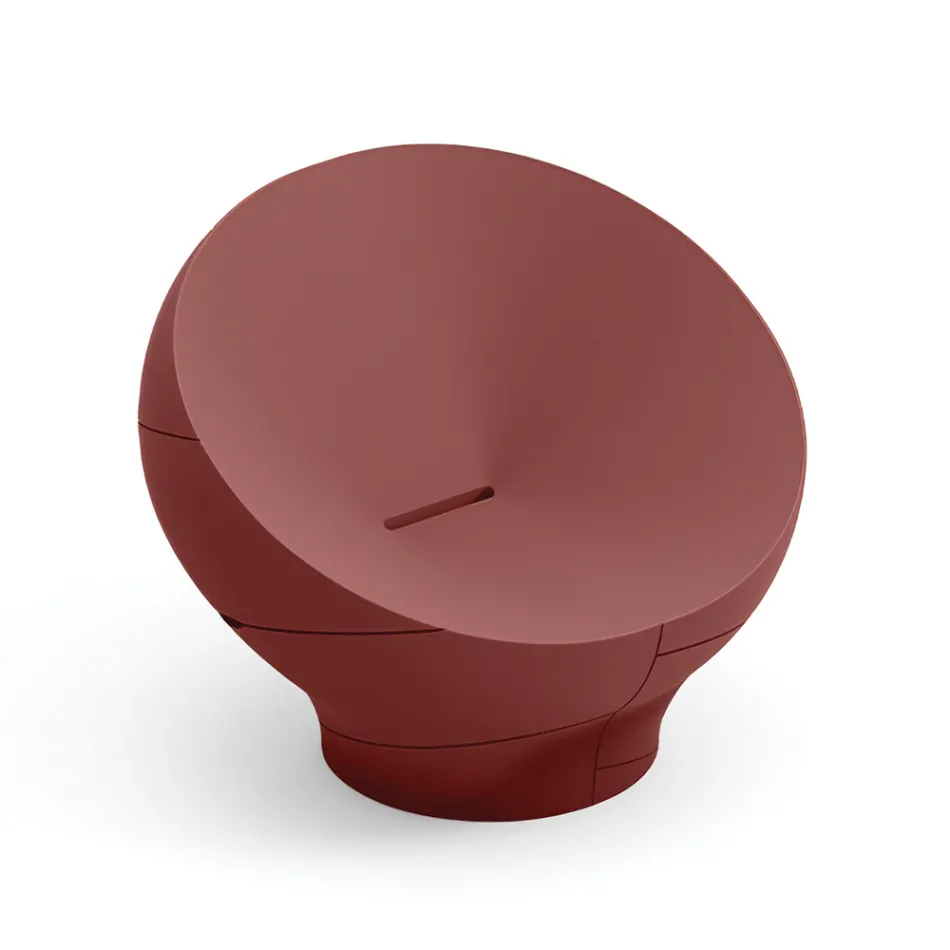 Fotel ogrodowy z polietylenu dostępny w różnych kolorach - Ręcznik Viadurini