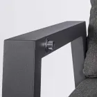 Rozkładany fotel ogrodowy z tkaniny i aluminium, 2 sztuki - Nathy Viadurini