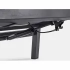 Rozkładany fotel ogrodowy z tkaniny i aluminium, 2 sztuki - Nathy Viadurini