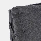 Rozkładany fotel ogrodowy z tkaniny i aluminium, 2 sztuki - Nathy Viadurini